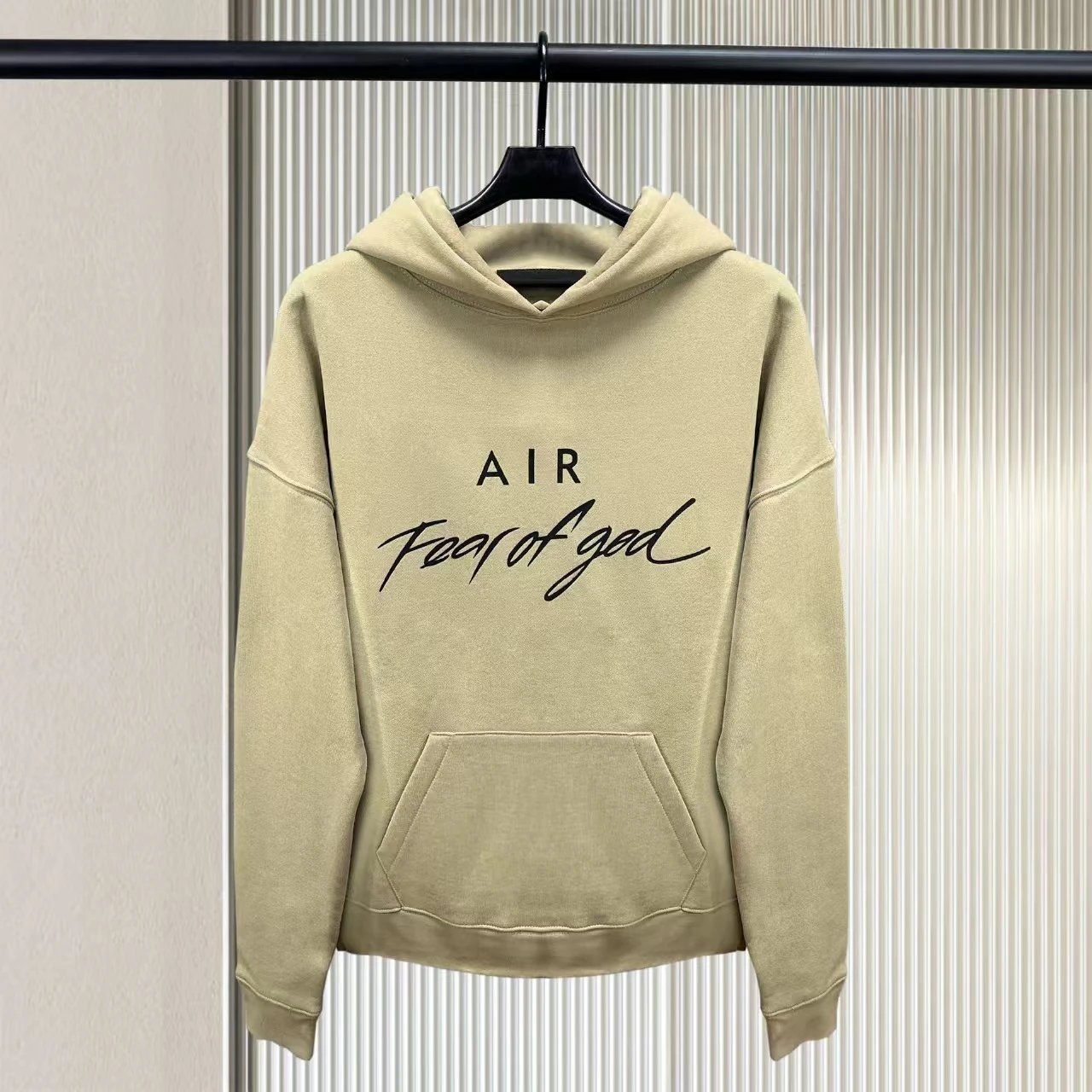 Yellow Hooded Sweatshirt