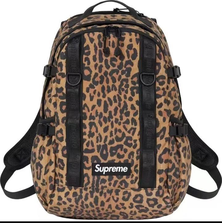 Supreme Nylon Backpack with Branded Webbing Straps