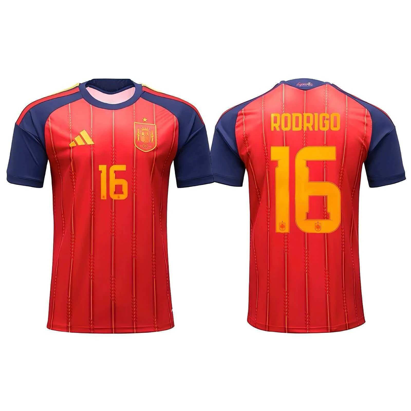 Adidas Spain National Team Red Home Soccer Jersey