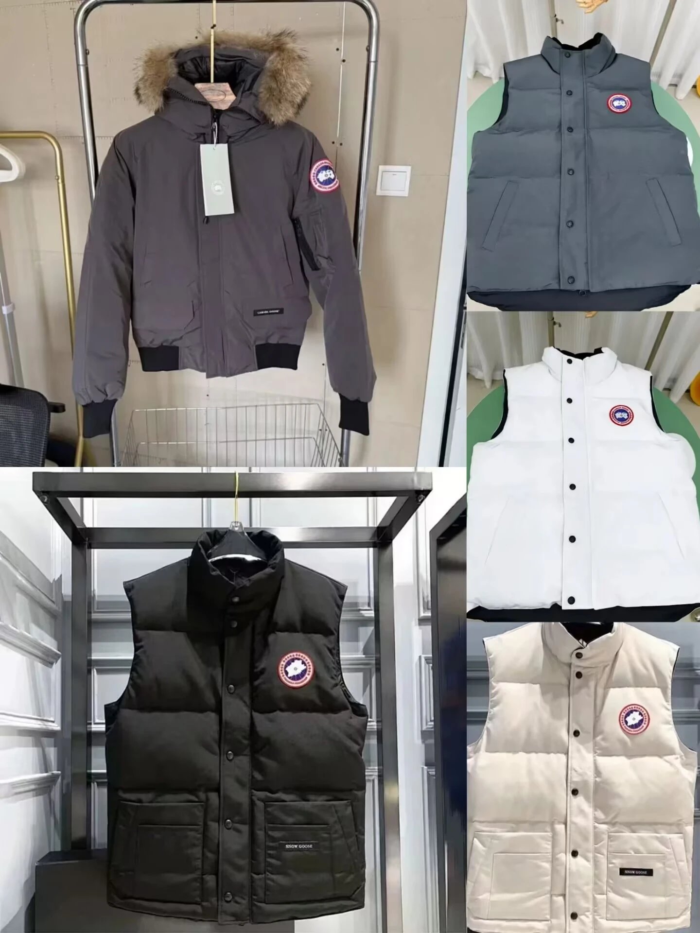 DBQ14--大鹅马甲-羽绒服WhatsApp+852 4695 5667