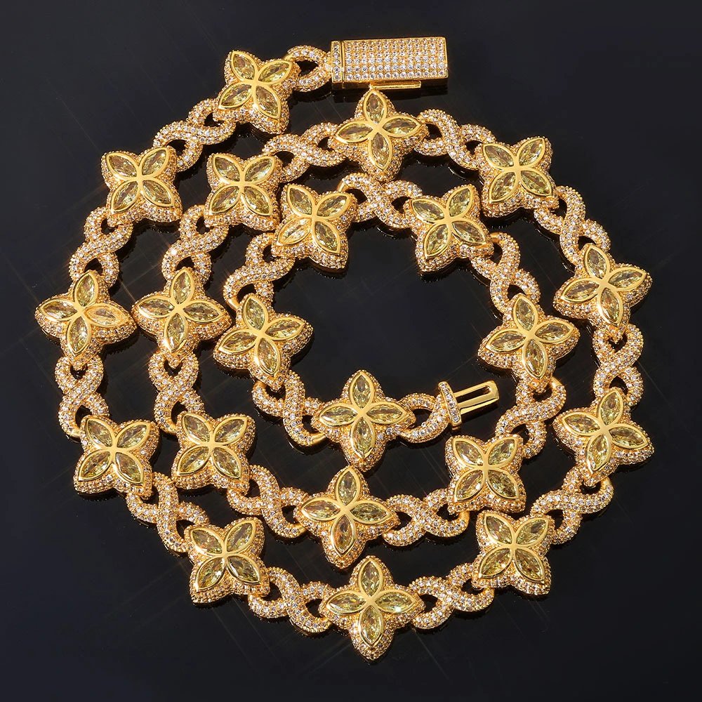 Gold Green Zircon (Width 17.5mm)