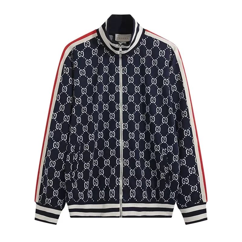 Gucci All-Over Double-G Flocked Hoodie