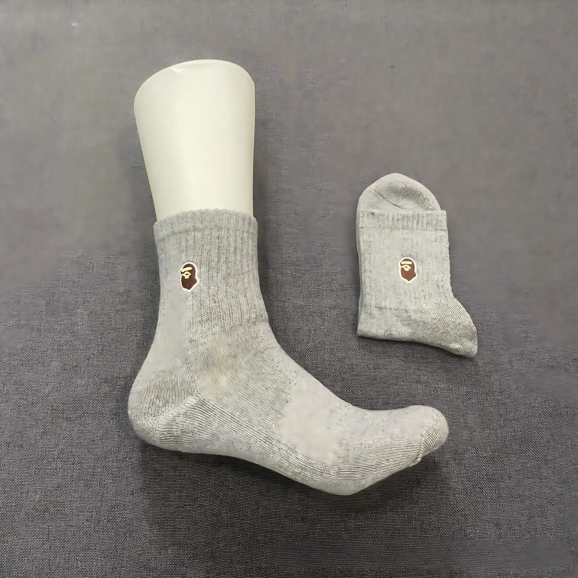 Ape Small Logo Mid-Calf Grey