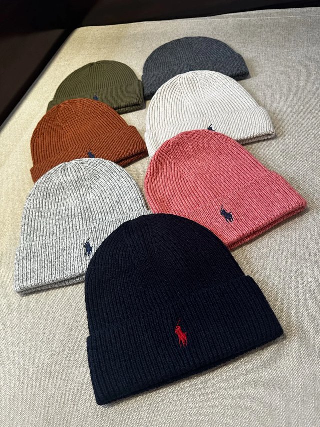 Ralph Lauren Ralph Lauren Black Wool Knit Beanie Hat - Buy on Kakobuysheetfind