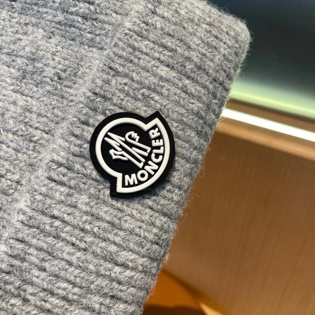 Winter Knit Wool Beanie Earflap Hat Warmth Charcoal Gray - Gallery Image 3 - Detailed View