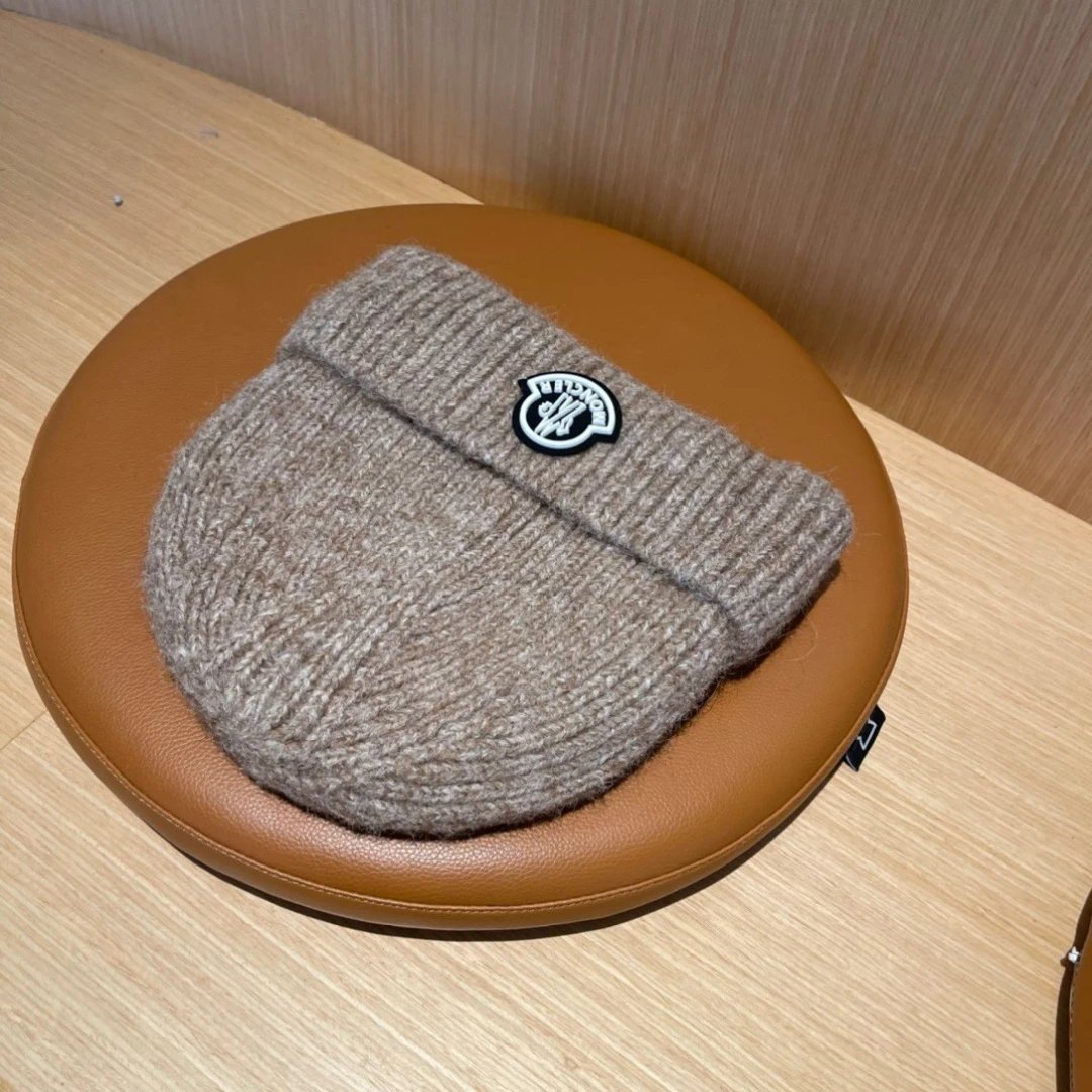 Winter Knit Wool Beanie Earflap Hat Warmth Charcoal Gray - Gallery Image 7 - Detailed View