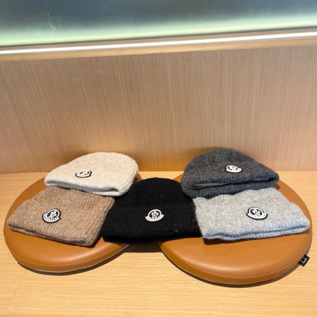 Winter Knit Wool Beanie Earflap Hat Warmth Charcoal Gray - Gallery Image 1 - Detailed View