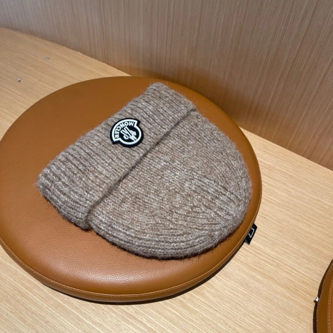 Winter Knit Wool Beanie Earflap Hat Warmth Charcoal Gray - Gallery Image 8 - Detailed View