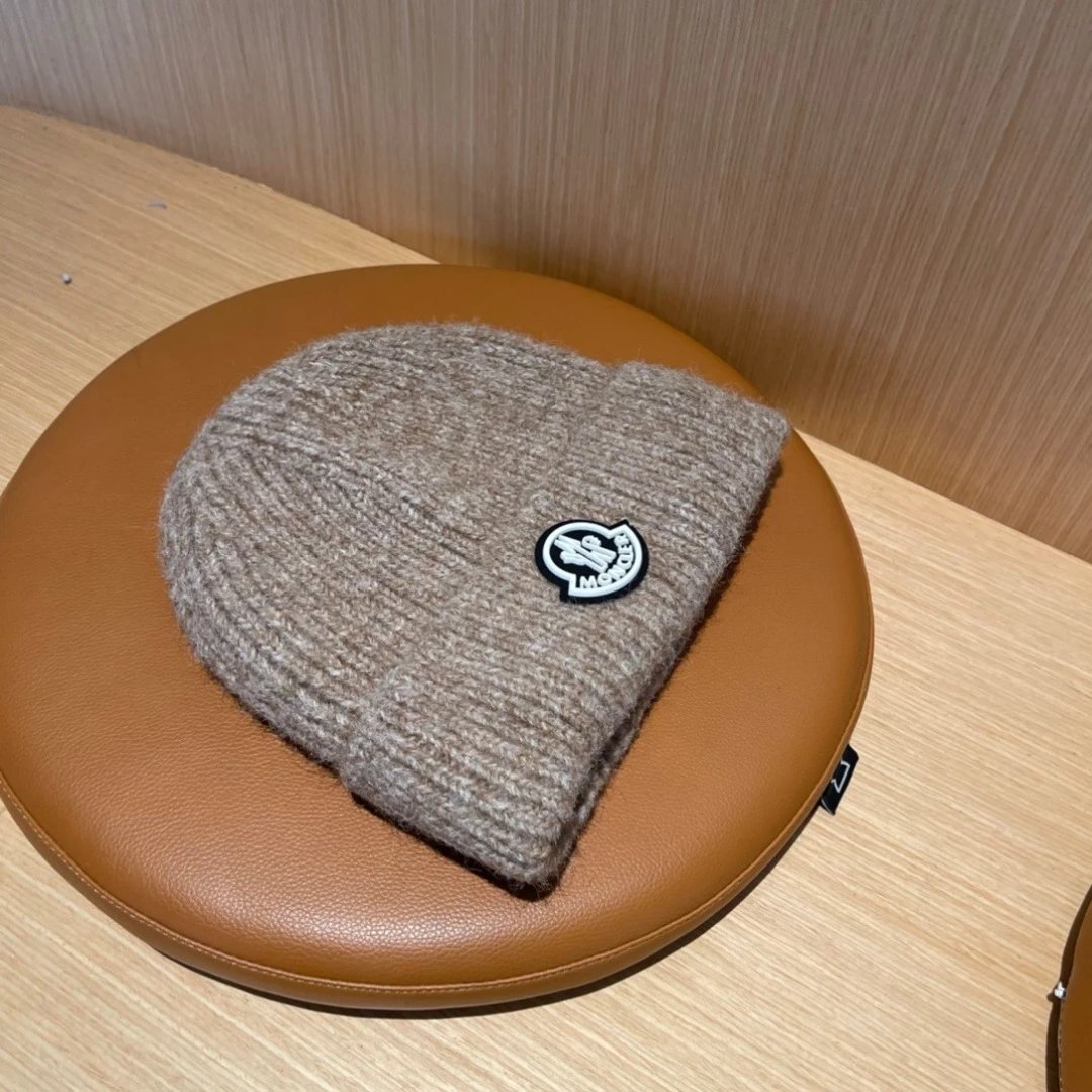 Winter Knit Wool Beanie Earflap Hat Warmth Charcoal Gray - Gallery Image 6 - Detailed View