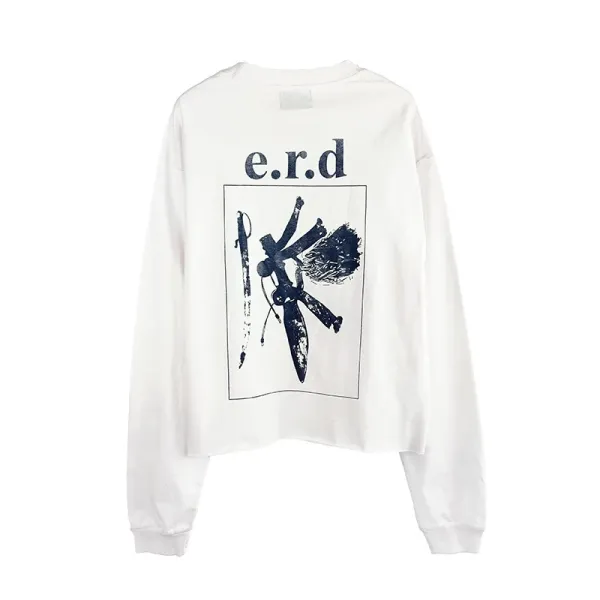 Proper Homemaking 777 Godless Communism Long-Sleeve Tee White - 6