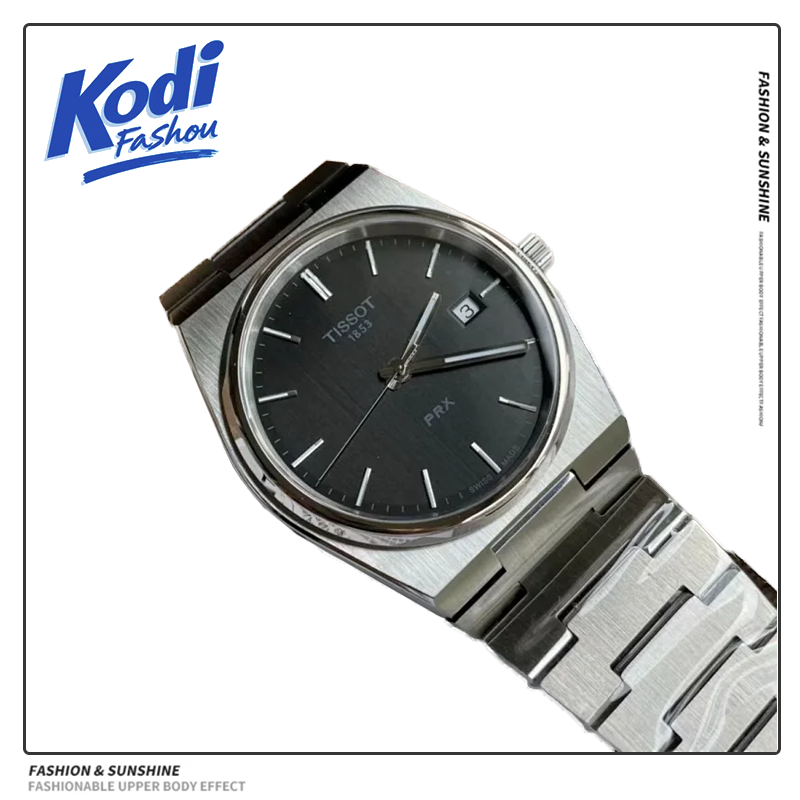 T series men's watch quartz men's steel strip watch retro business watch t137 super player men's watch solid steel strip quartz movement