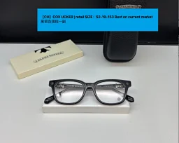 thumbnail for jimi004+ a pair of frames + [CH]COX UCKER | retail SIZE:52-19-153 Best on current market Black and silver (no prescription)+3463****930