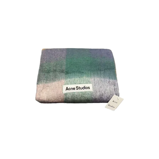 Acne Studios Scarves Brushed Color-Block Scarf product detail image 3
