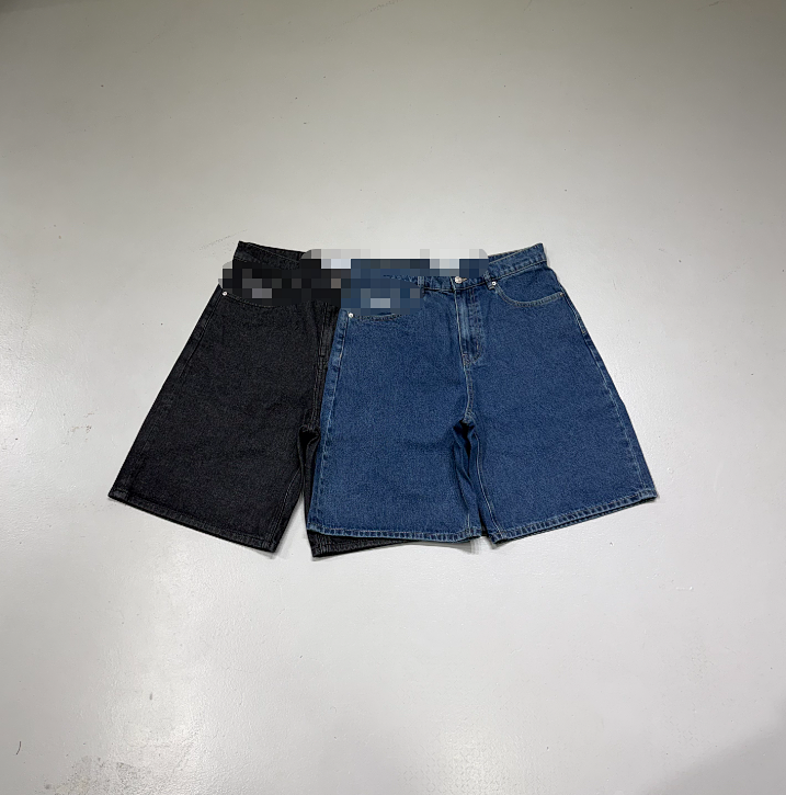 Up in flames Denim Shorts(Blue)