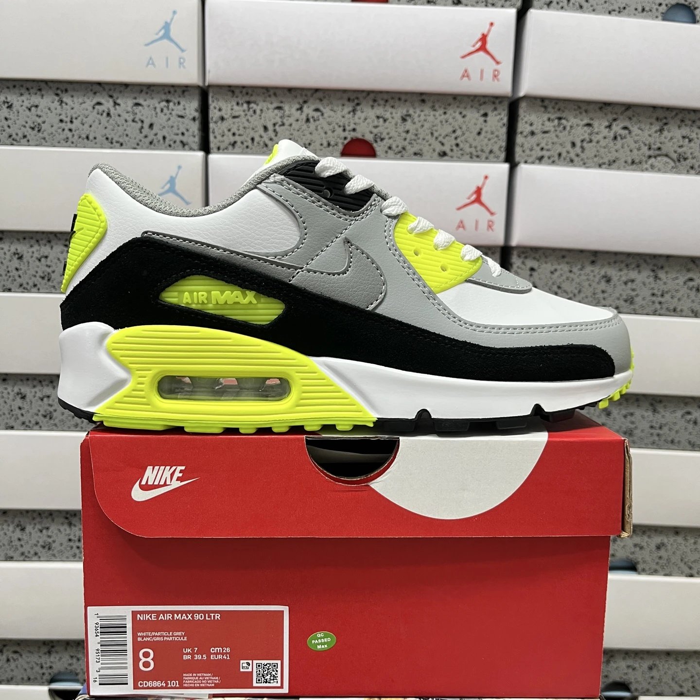 CD6864-101 黑白绿（皮面）