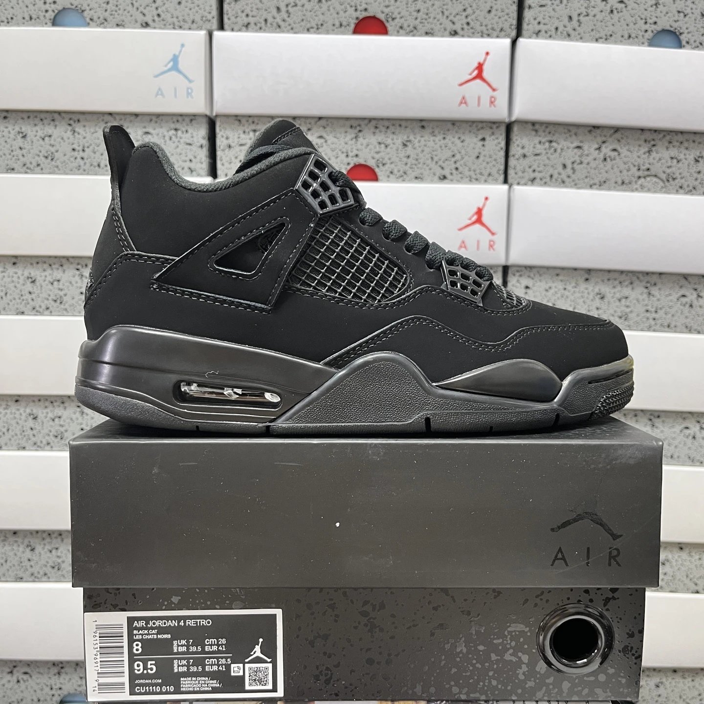 Jordan 4 Retro Black Cat CU1110-010