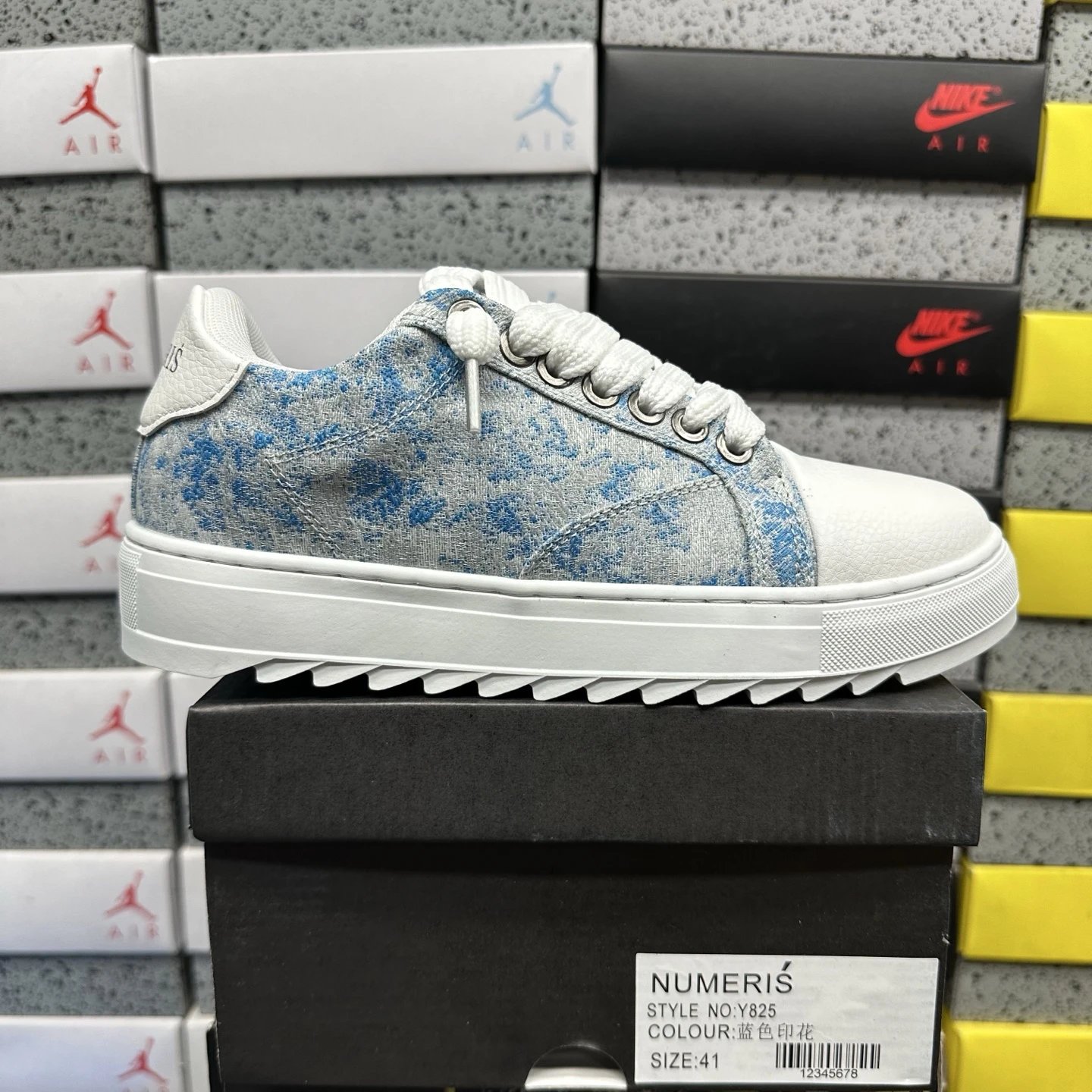 Y825 蓝色印花
