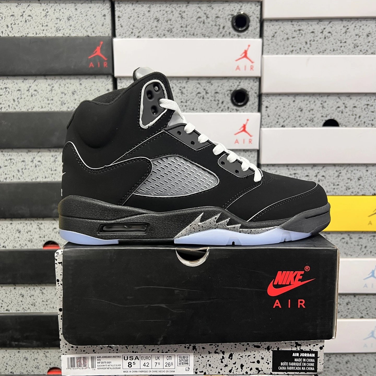 Jordan 5 Retro OG Black Metallic HF3975-001