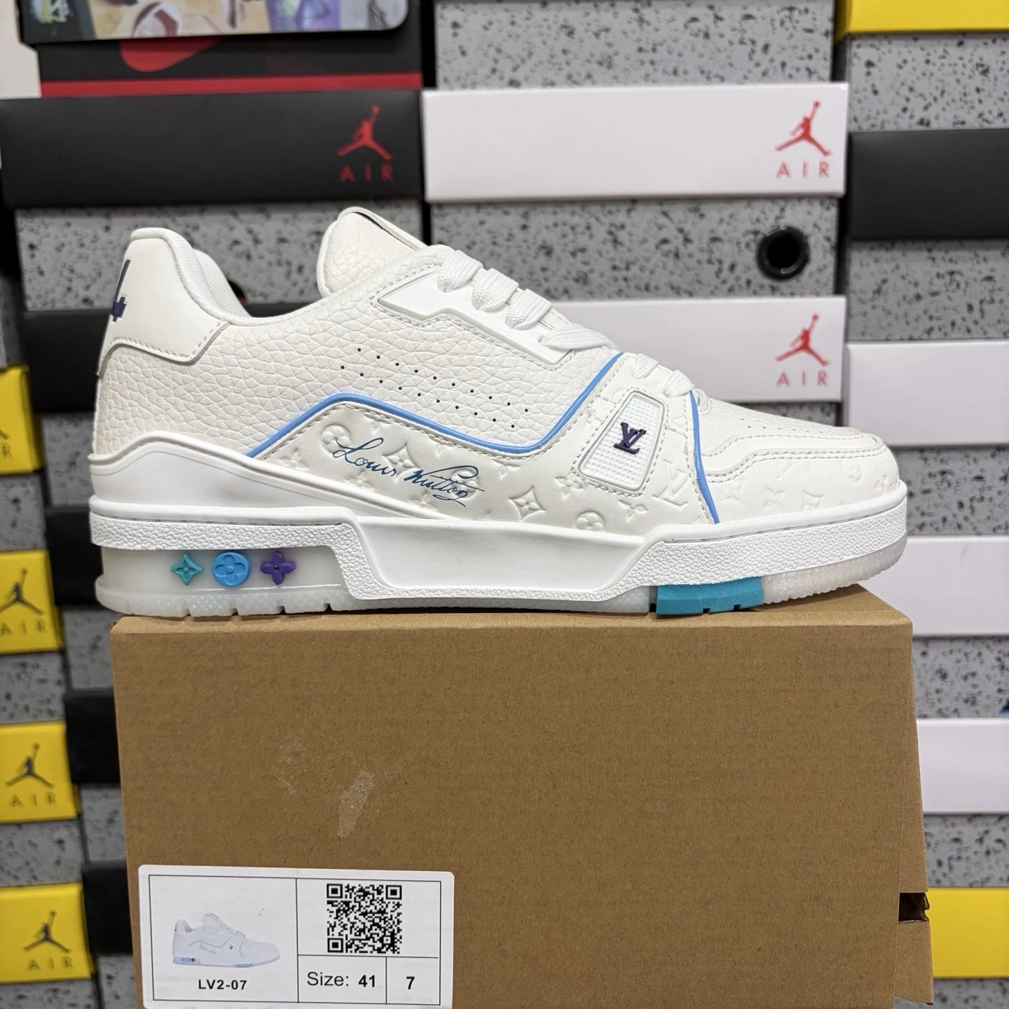 White Light Blue Denim