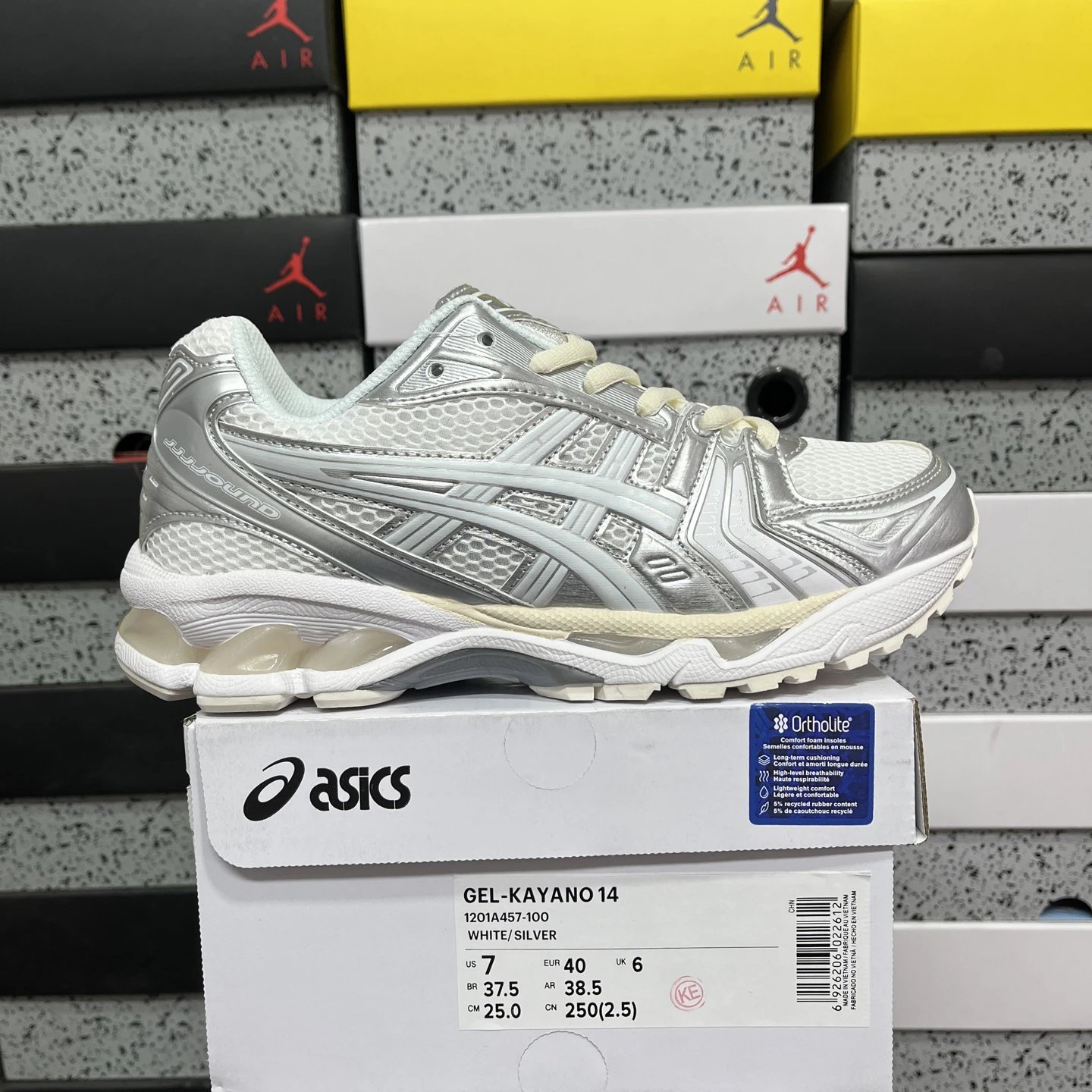 ASICS Gel-Kayano 14 JJJJound Silver White 1201A457-100