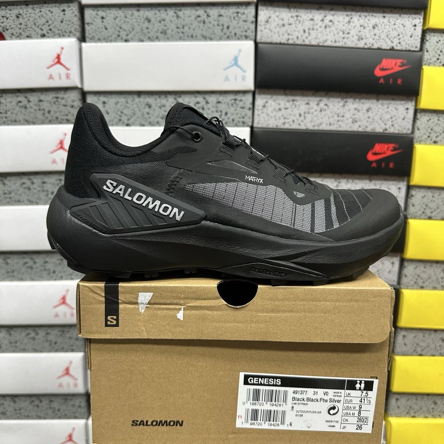 Salomon Genesis Matryx Black Silver L49137700