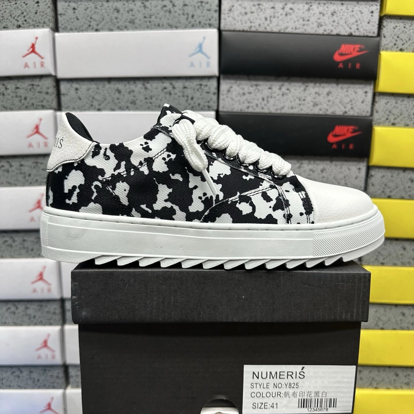 Y825 帆布印花黑白