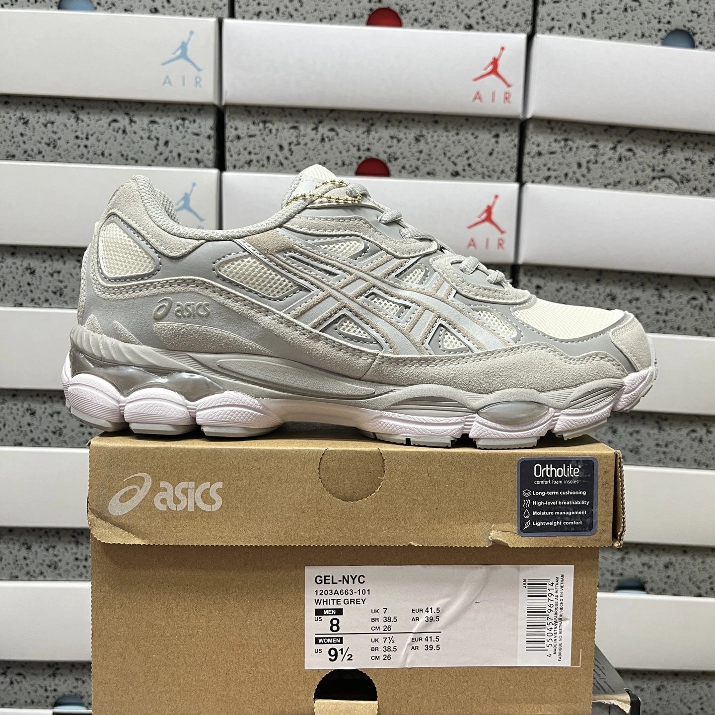 Asics Gel-NYC White Grey 1203A663-101