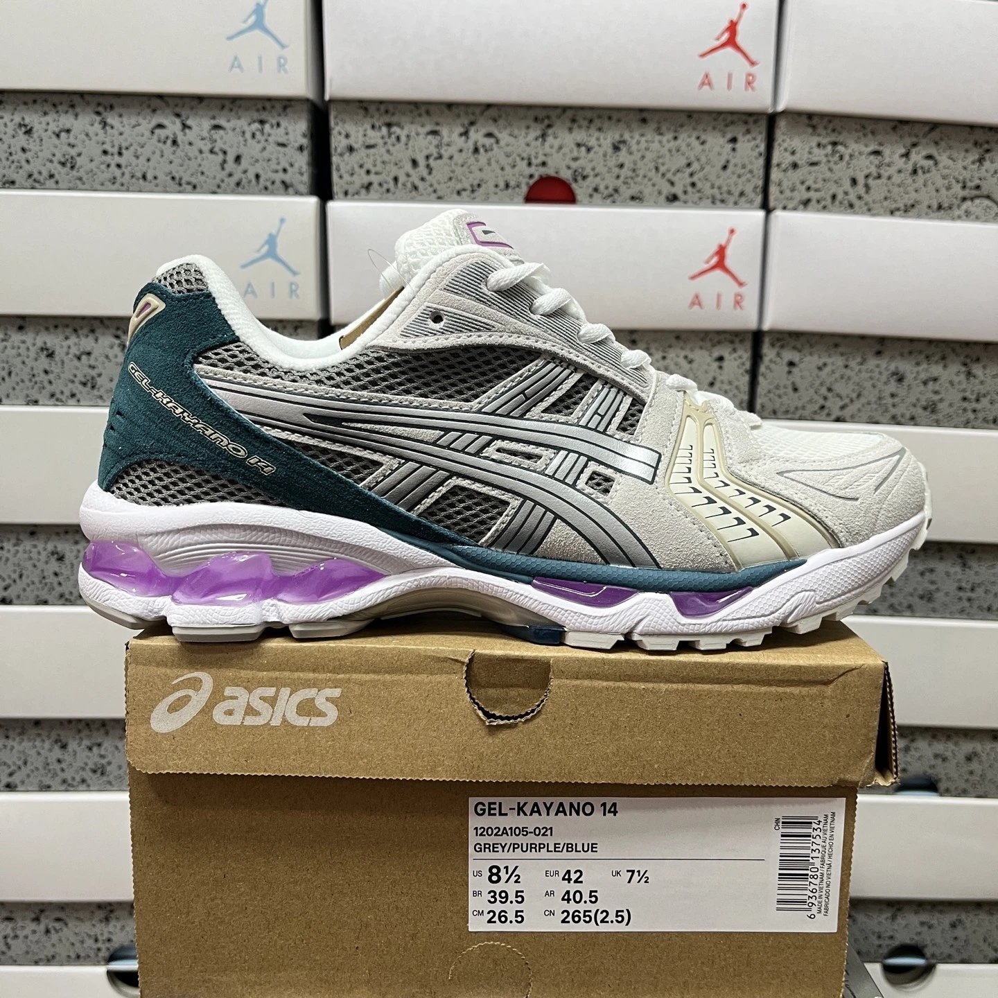 Asics Gel-Kayano 14 Glacier Grey Blue Purple 1202A105-021
