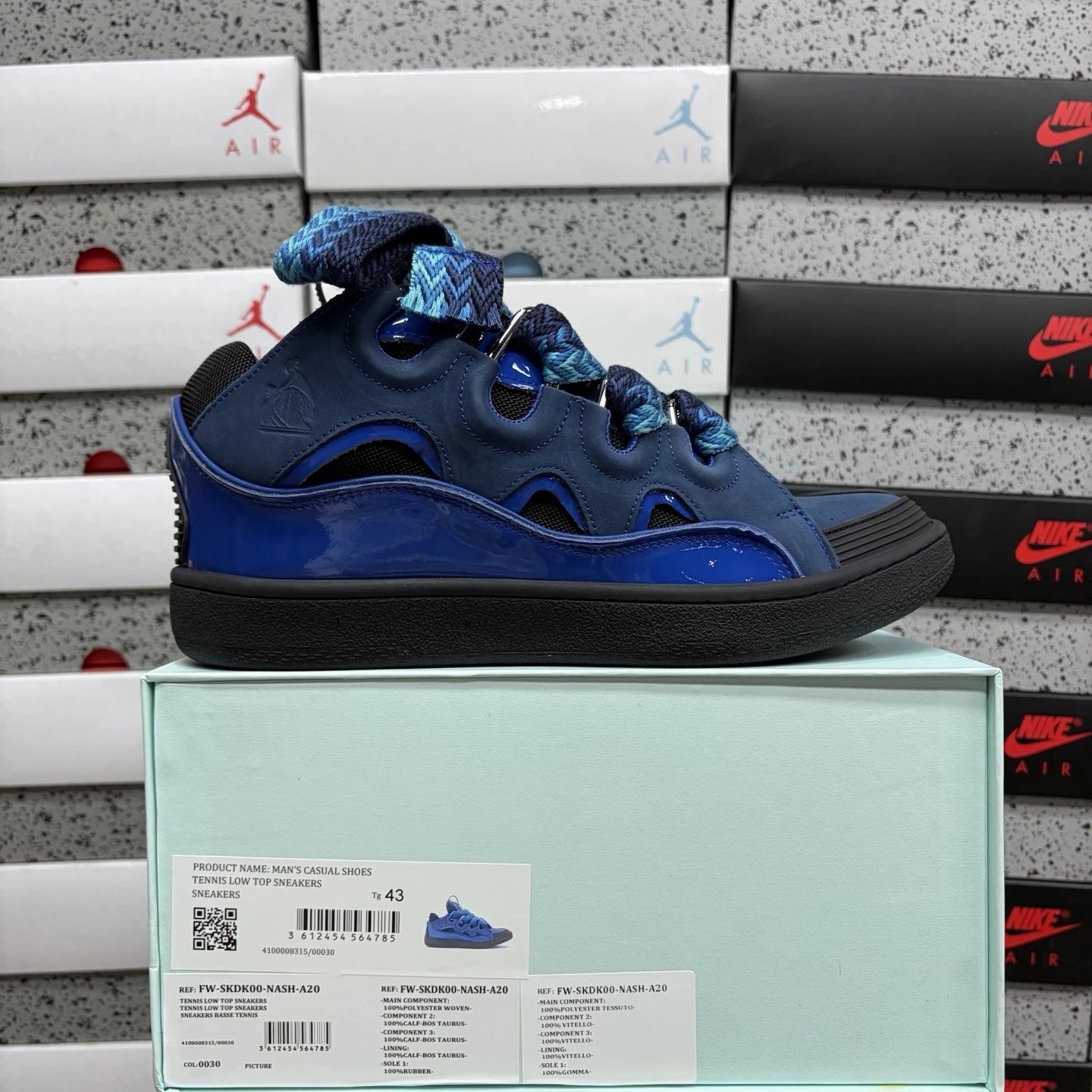 Patent Leather Blue
