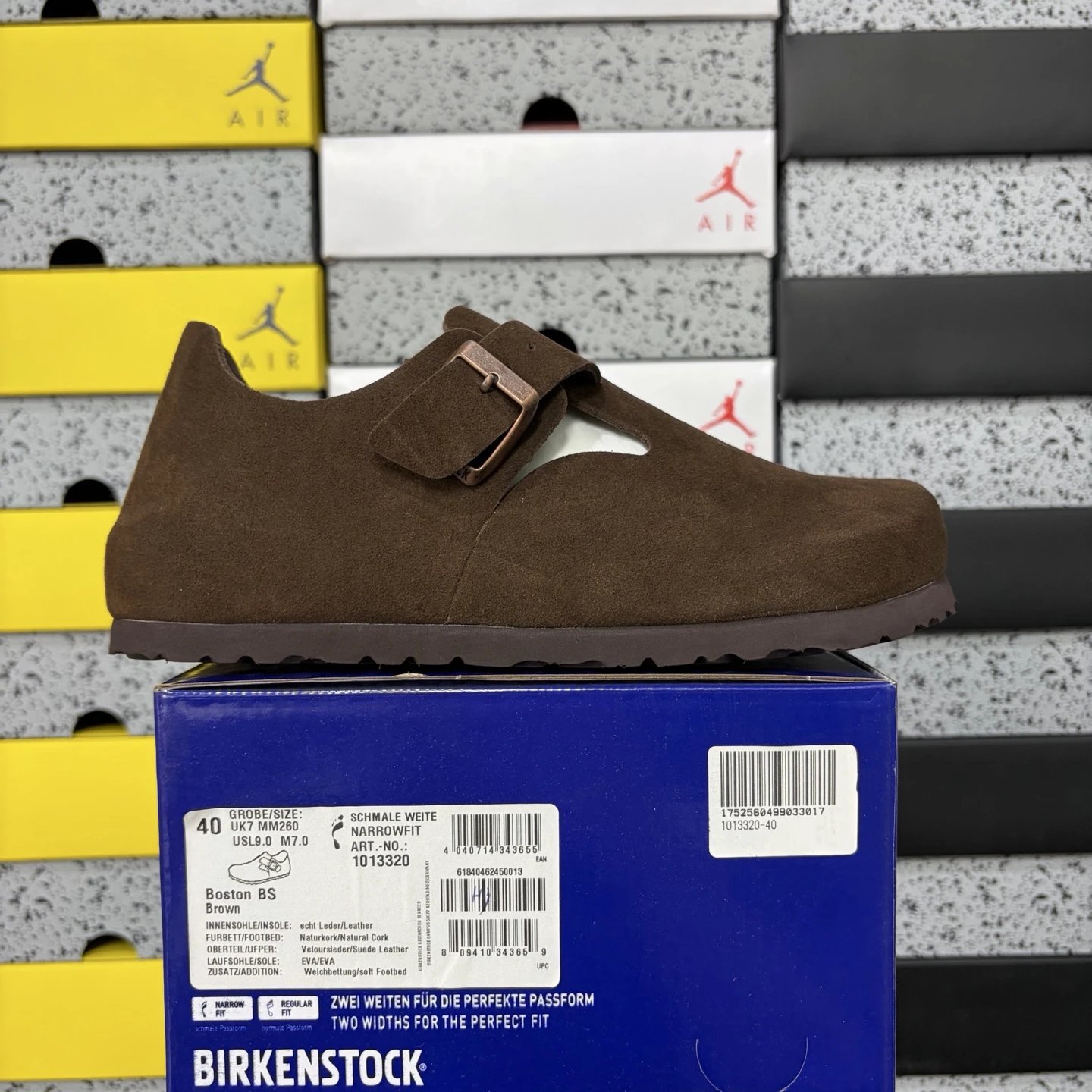 Birkenstock Boston Suede Brown 1013320