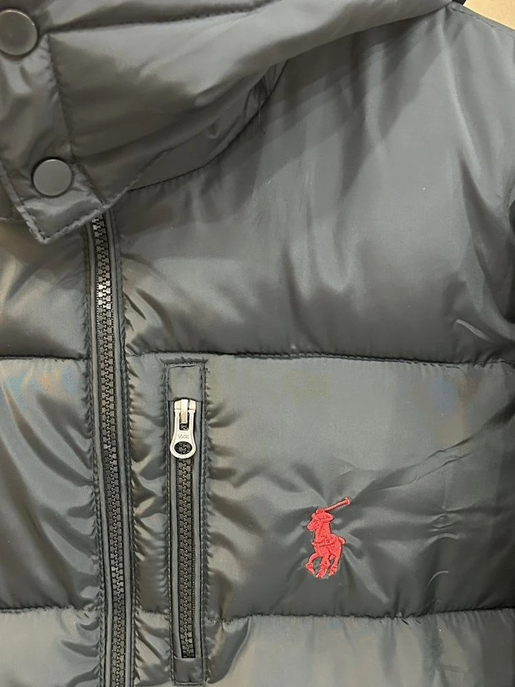 Polo Ralph Lauren Black Puffer Hooded Jacket