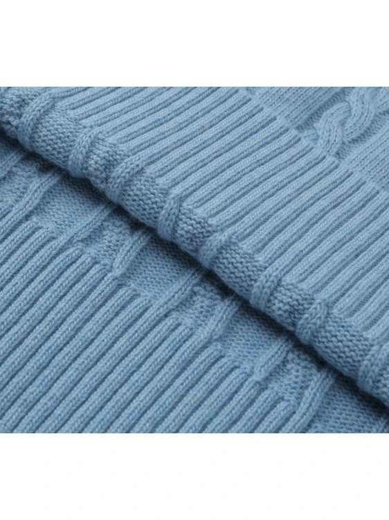 Polo Ralph Lauren Cable Knit Sweater Gray - 4
