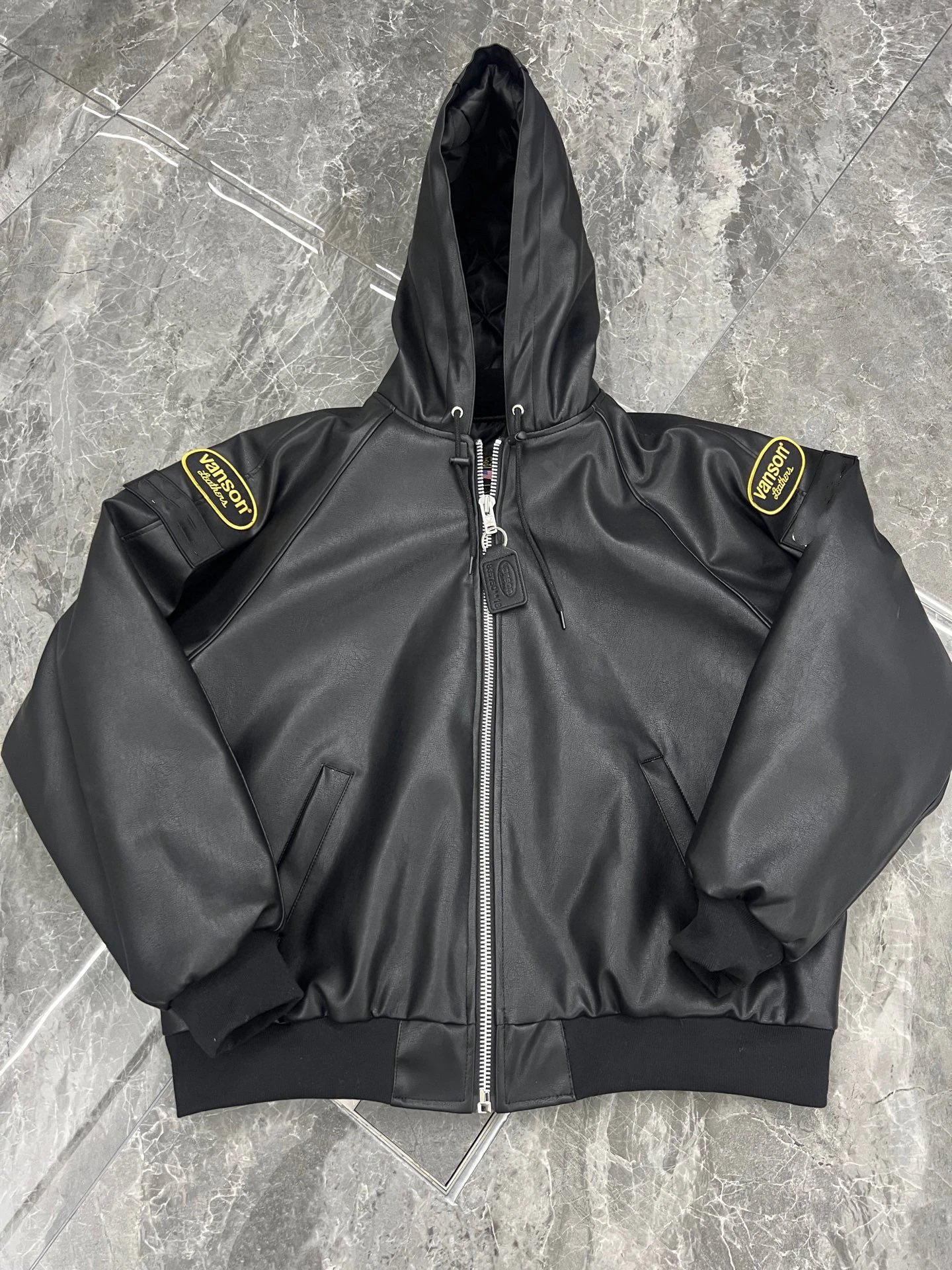 Supreme x Vans On Leathers Collaboration Hooded Leather Jacket photo 7