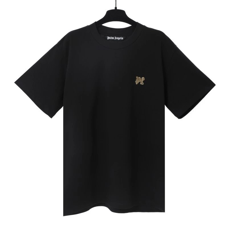 Palm Angels Trendy Brand Coconut Tree Flame Short-Sleeve T-Shirt photo 5