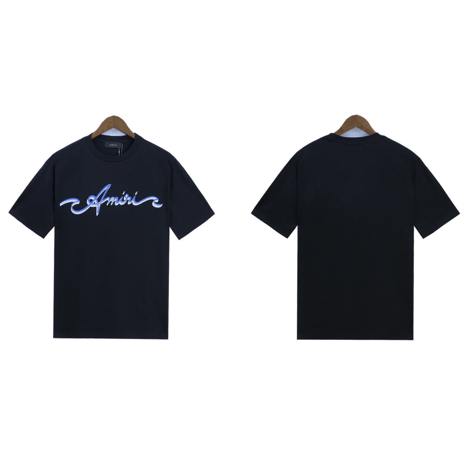Amiri Graphic Print Black White Beige Streetwear T-Shirt