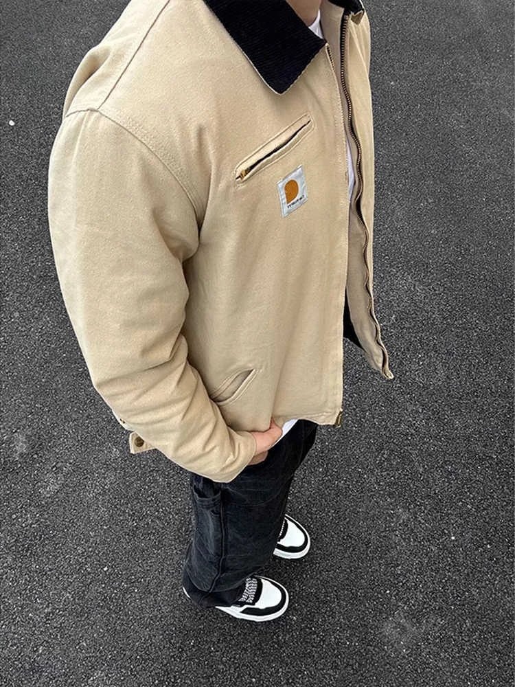 Carhartt Detroit Canvas Tan Work Jacket