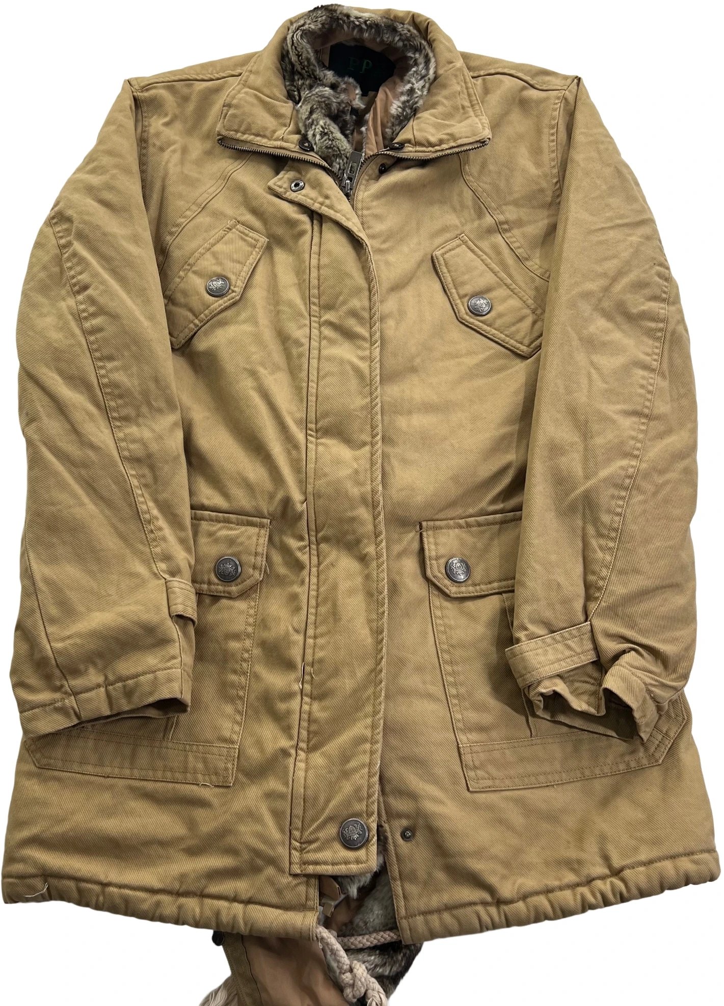 Retro Distressed Workwear Hunter Style Barn Coat photo 5