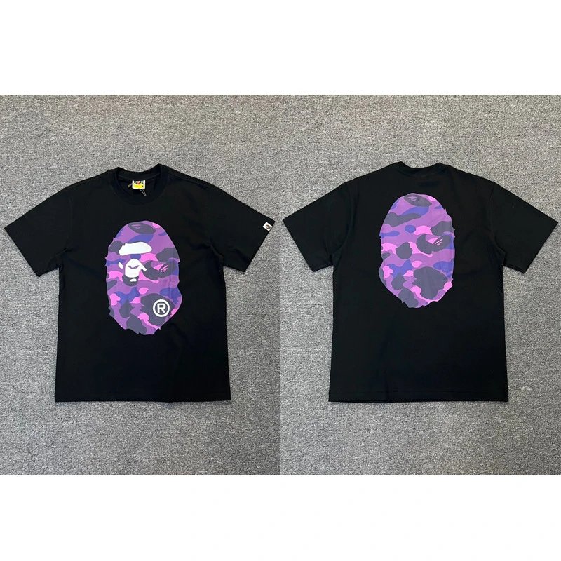 A Bathing Ape Black Graphic Logo T-Shirt