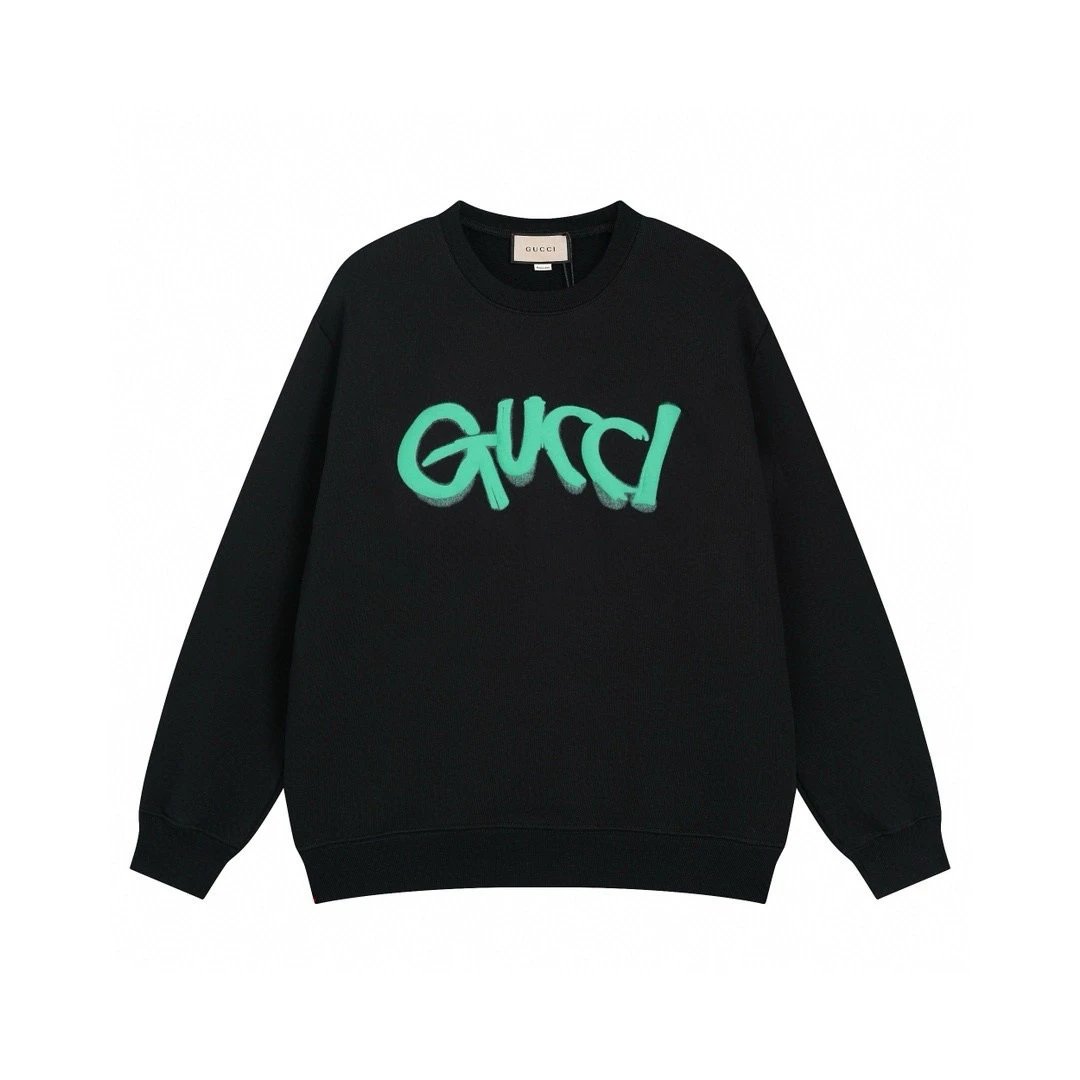Gucci Graphic Print Cream Casual Sweatshirt