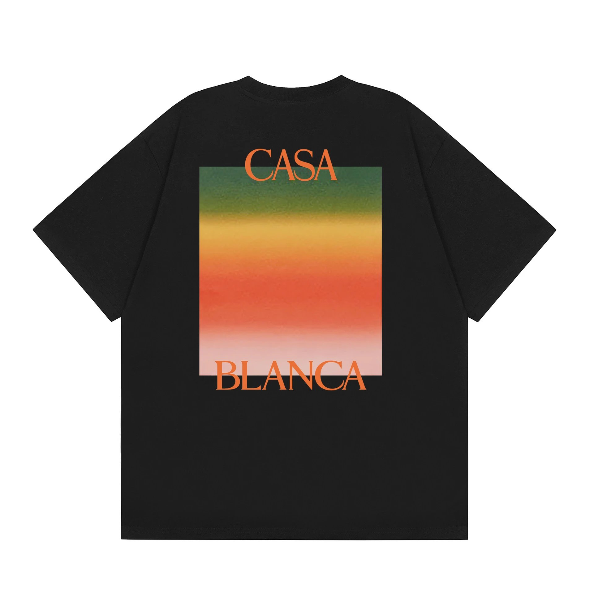 Casablanca Graphic Print Black Oversized T-Shirt