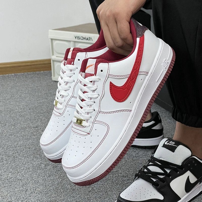 Nike Air Force 1 White/Black/Gold photo 5