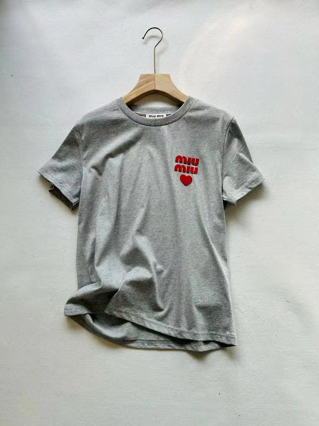 Miu Miu Crew Neck Loose Short-Sleeve photo 3