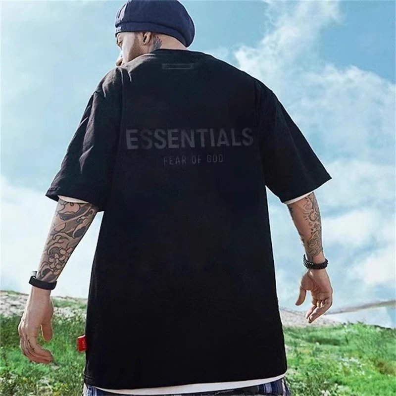 Essentials Fear Of God Off White Oversized T Shirt