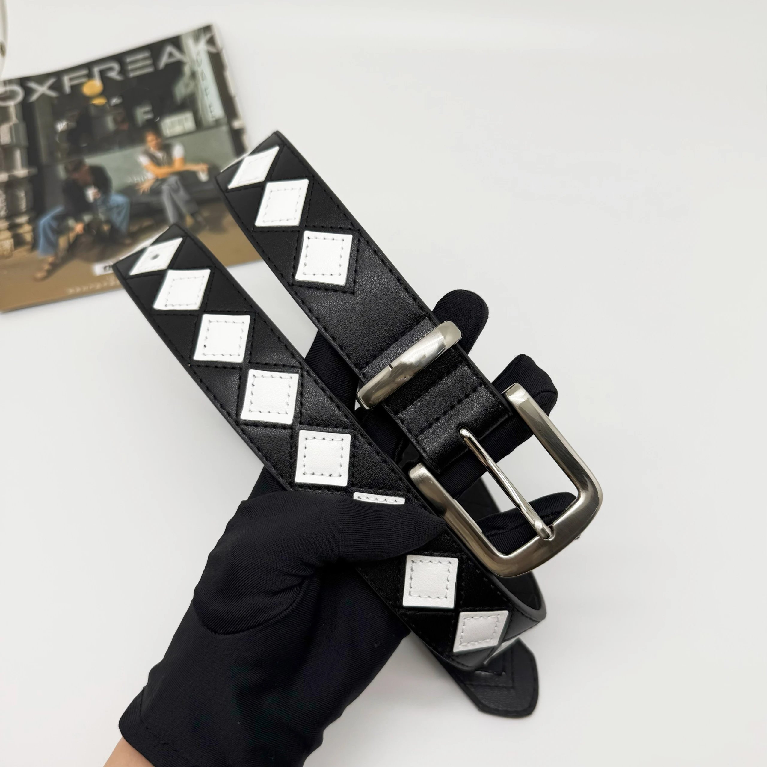 Stussy Checkered Leather Belt photo 5