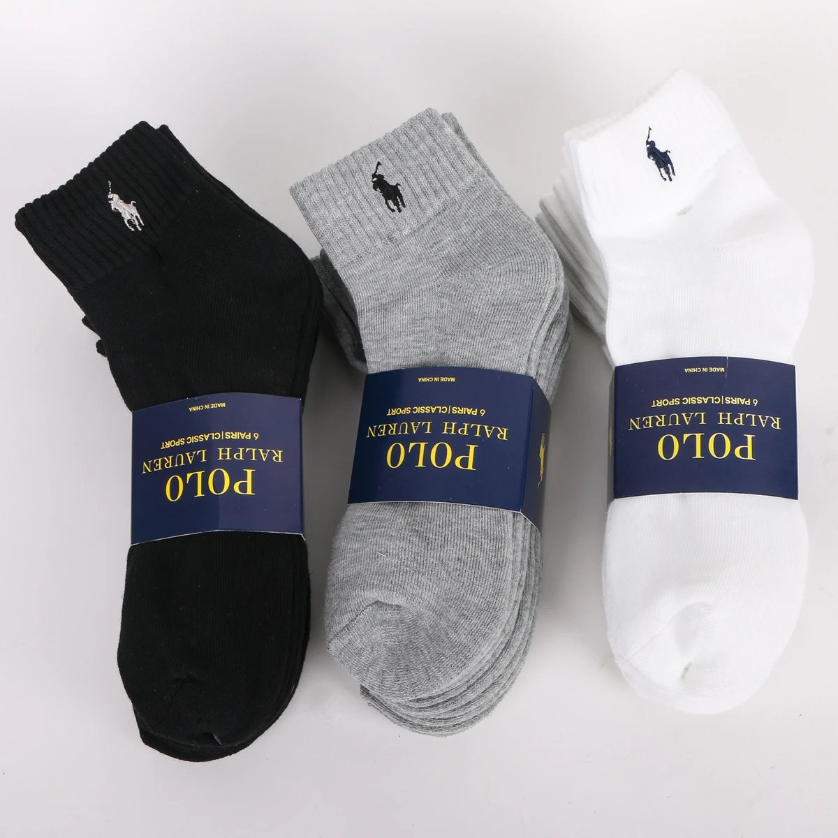 Polo Ralph Lauren Men's Terry-Sole Sports Socks photo 5