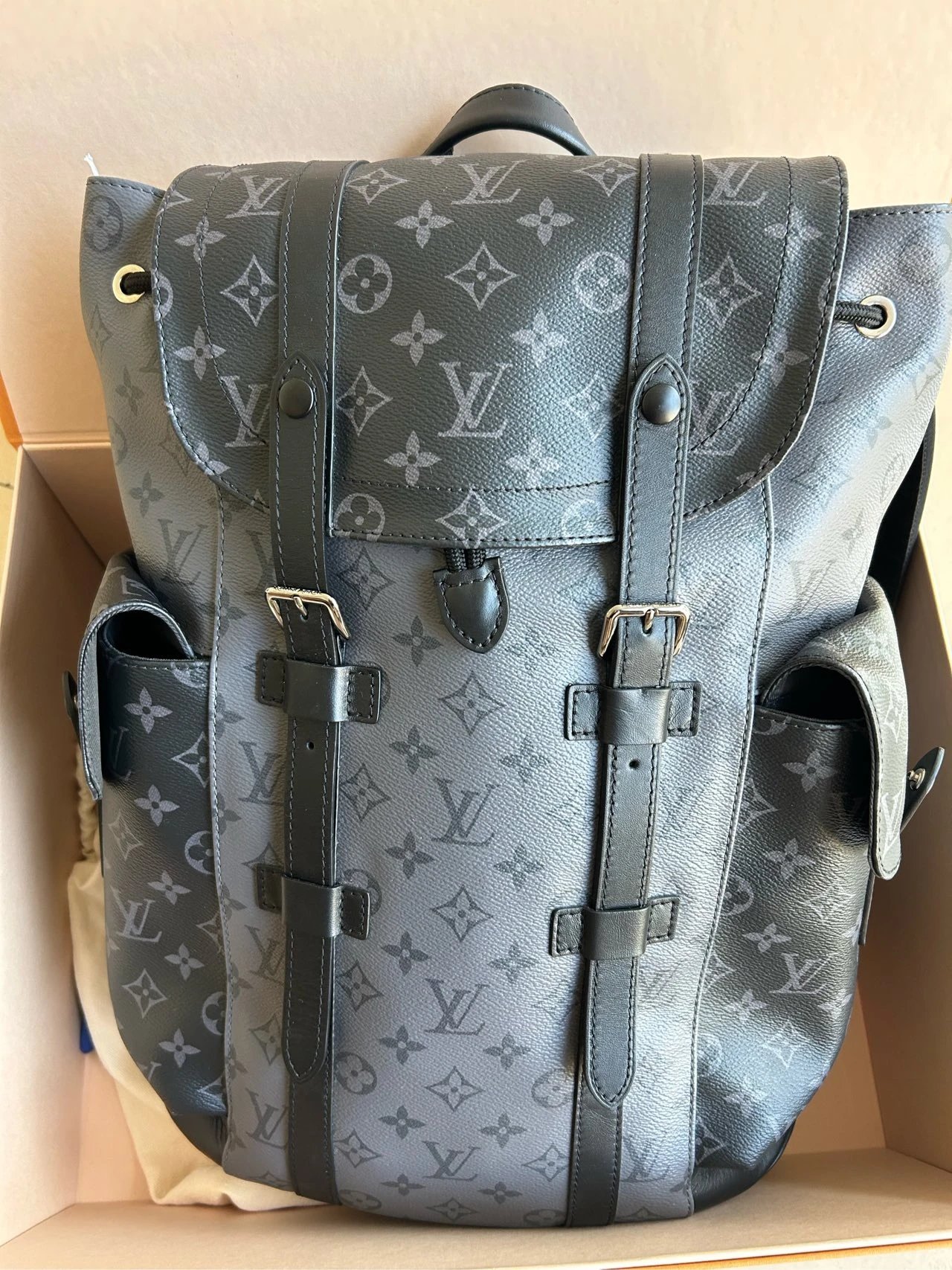 Louis Vuitton Monogram Eclipse Grey Tactical Backpack