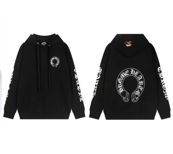 Chrome Hearts Hoodie Black - 1