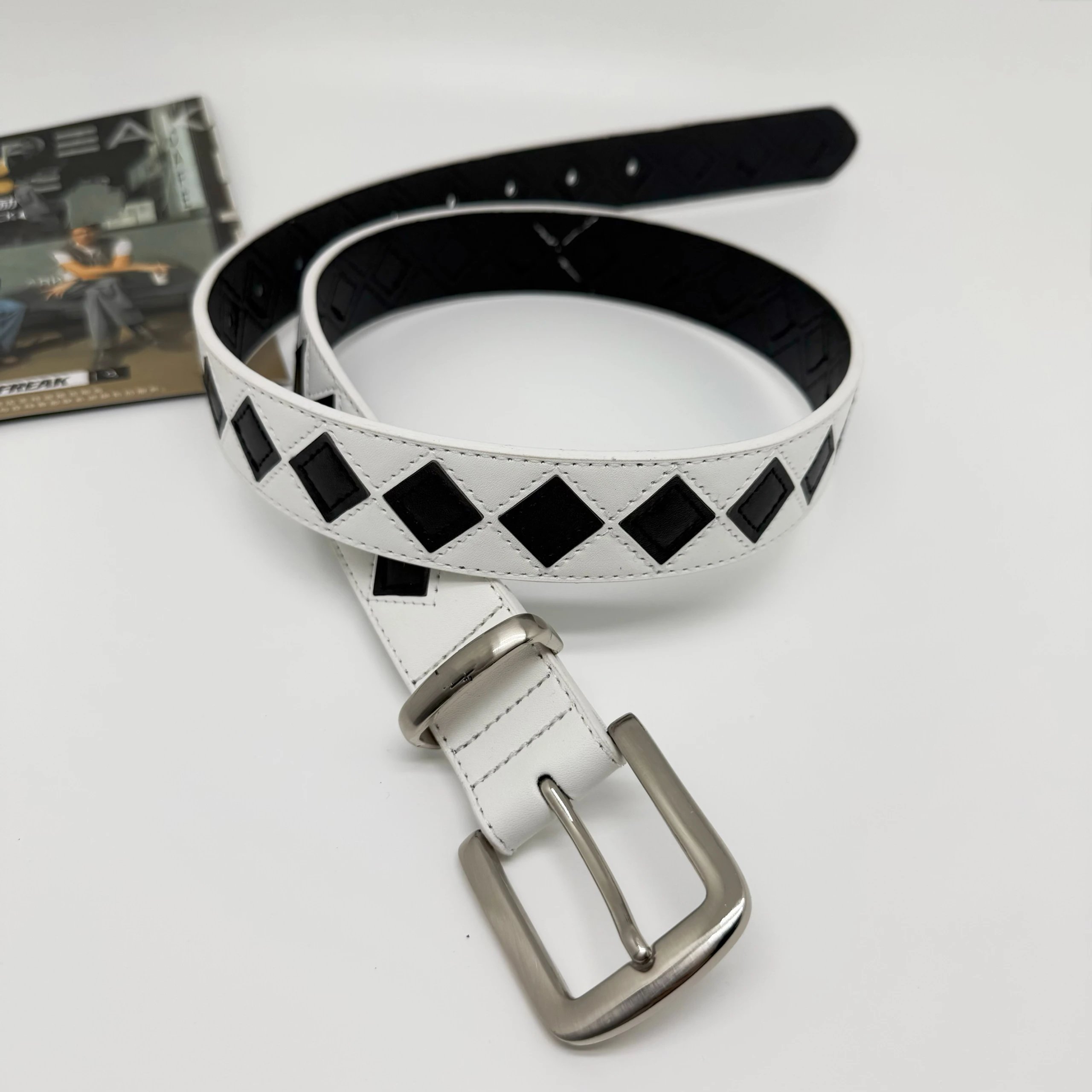Stussy Checkered Leather Belt photo 4