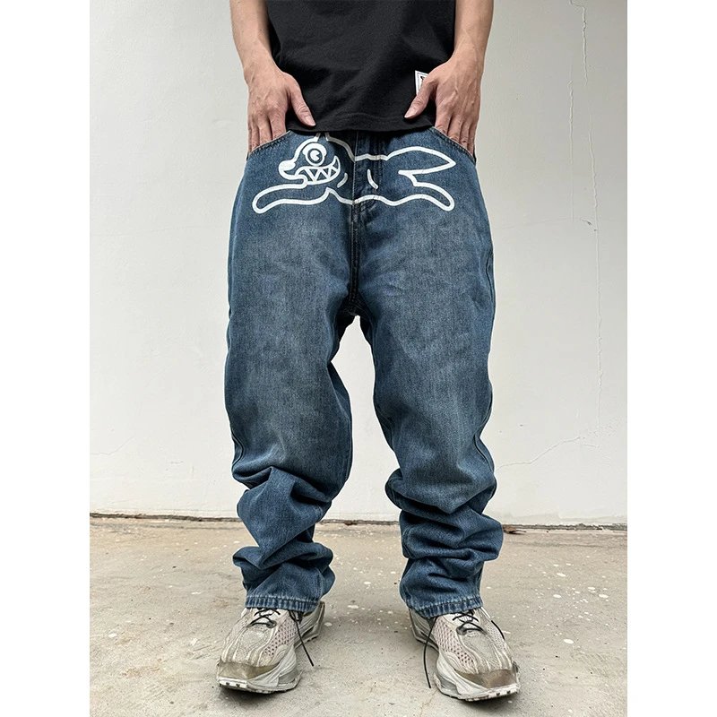 Bape Shark Print Denim Jeans photo 2