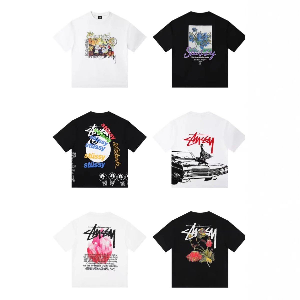 Stussy Black and Whi